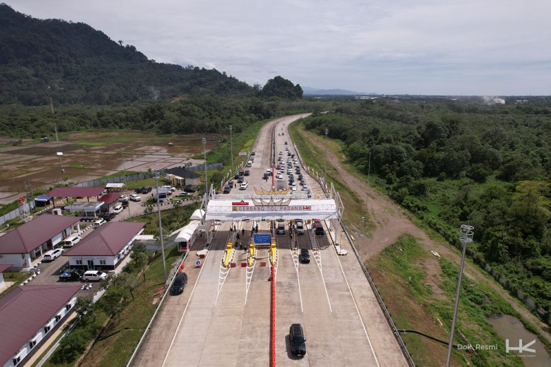 Jalan Tol Padang-Sicincin dibuka fungsional hingga 2 Januari 2025 (foto/ist)