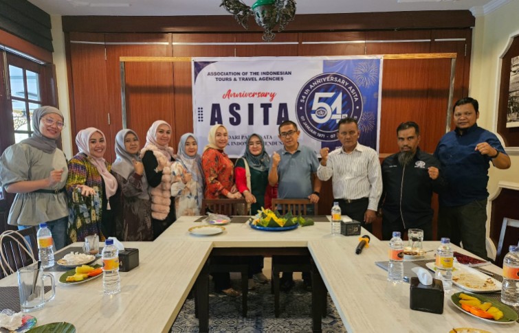 Pengurus DPD ASITA Riau gelar syukuran HUT ke-54 ASITA (foto/ist)