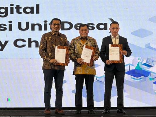 Telkom Group mendukung akselerasi pemanfaatan teknologi digital dalam ekosistem Koperasi Unit Desa (foto/ist)