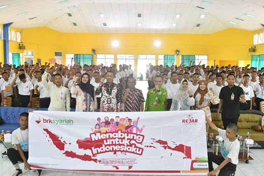 BRK Syariah sosialisasi Tabungan Simpel ke ratusan pelajar SMKN 3 Tanjungpinang (foto/ist)