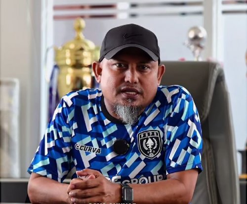 Pelatih Akhyar Ilyas bersyukur PSPS Pekanbaru menang lawan Persiku Kudus (foto/int)