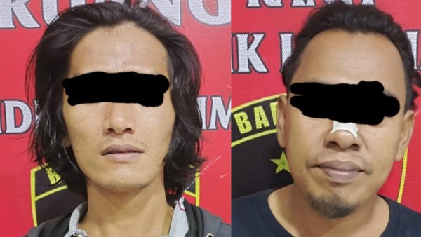 Penjual-Pembeli chip higgs domino di Binjai ditangkap polisi (foto/detik)