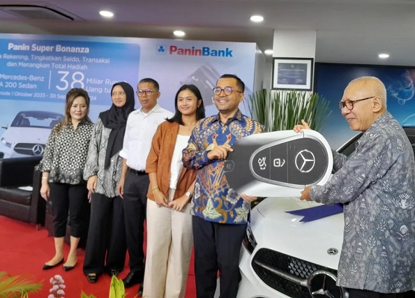 Suasana peluncuran program undian berhadiah rutin Bank Panin yakni Panin Super Bonanza 2023-2024