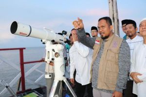 Pantai Selat Baru Bengkalis jadi titik lokasi hisab rukyat Kemenag di Provinsi Riau (foto/int)