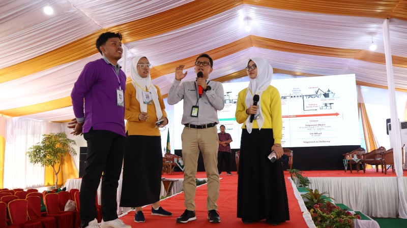 VP IT PHR Triatmojo Rosewanto menjadi pembicara dalam kuliah umum PKKMB di Umri (foto/ist)