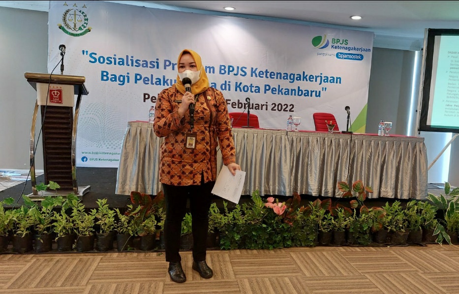 BP-Jamsostek Pekanbaru Kota gelar sosialisasi anti korupsi bersama Kejari Pekanbaru. 