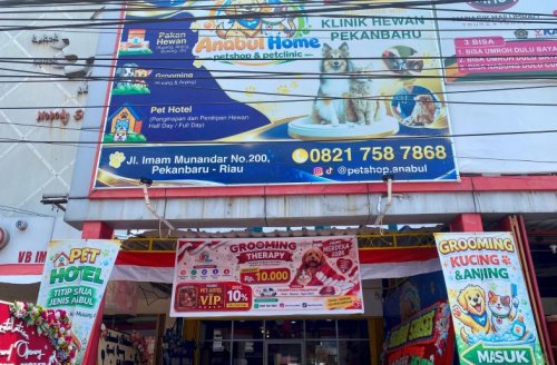 Anabul Home Petshop & Petclinic resmi buka di Harapan Raya, Pekanbaru (foto/ist)