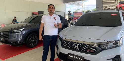 Assistant Manager Honda Soekarno Hatta Pekanbaru, Moko Dwi Aryanto. Foto Ist