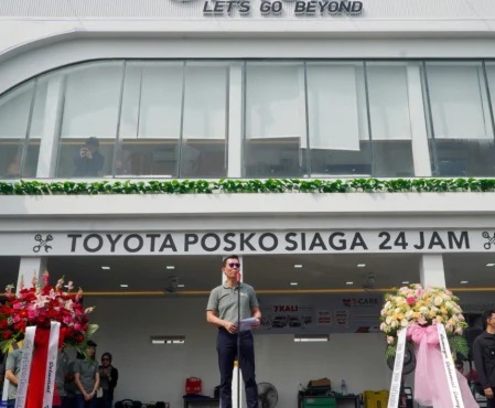 Posko siaga Toyota di mudik lebaran 2025.