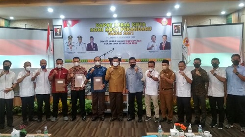 KONI Pekanbaru Gelar Raker, Bahas Program Tahun 2022