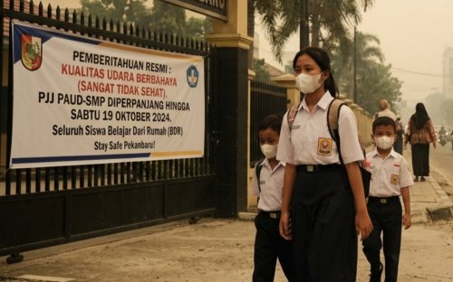 PJJ di Pekanbaru diperpanjang hingga 10 Oktober 2026.(ilustrasi/gemini AI/halloriau.com)