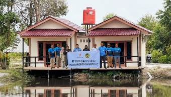 Program unggulan Desa Dayun, PT BSP membangun Home Stay (foto/ist)