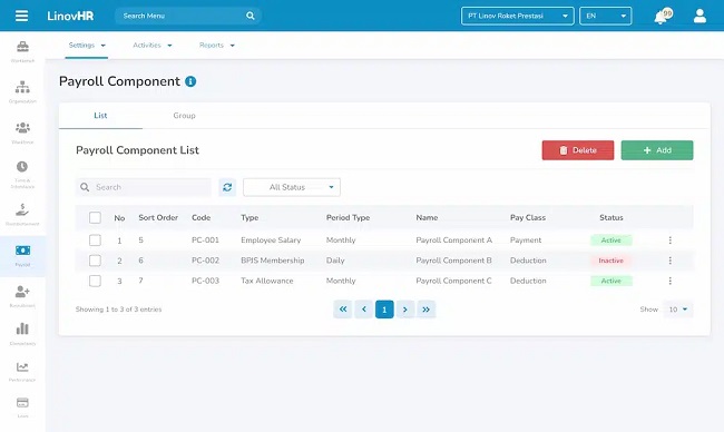 Payroll System.