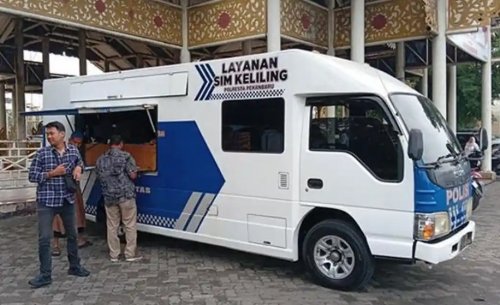 Ilustrasi lokasi SIM Keliling Pekanbaru hari ini di Giant Panam (foto/ist)