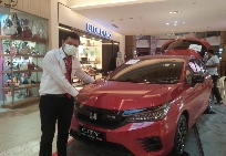 Honda Soekarno Hatta menggelar pameran di Mall SKA Pekanbaru. 