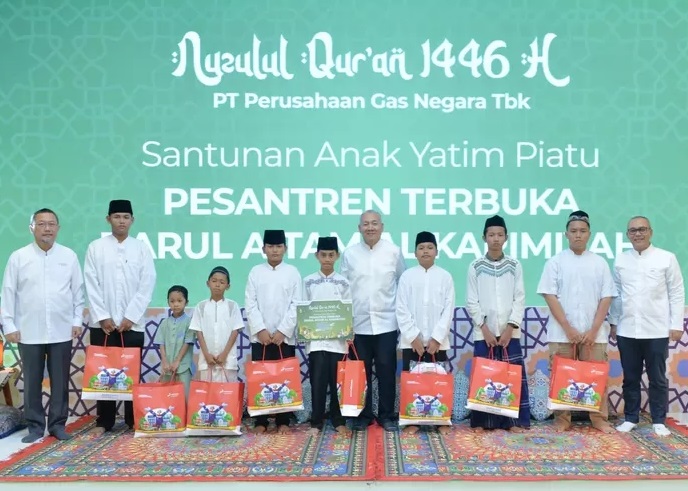 PGN menyalurkan santunan kepada 10.541 anak yatim di berbagai wilayah Indonesia.