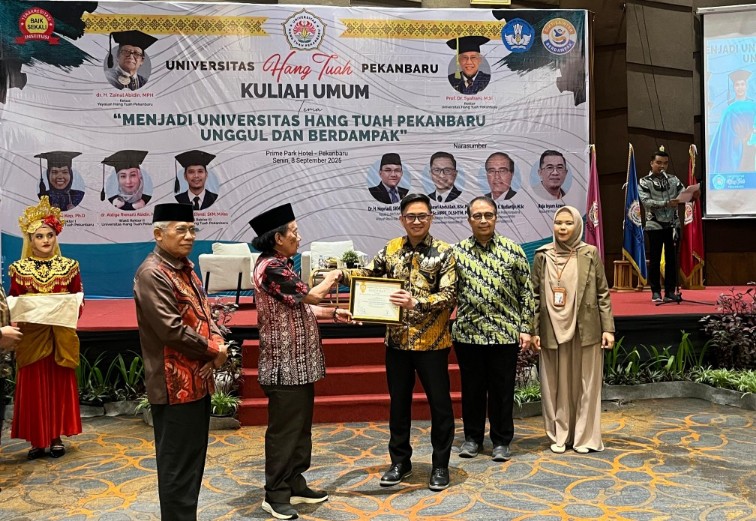 Kuliah Umum UHT Pekanbaru hadirkan Kepala BPKP Kemenkes RI hingga Guru Besar UI (foto/yuni)