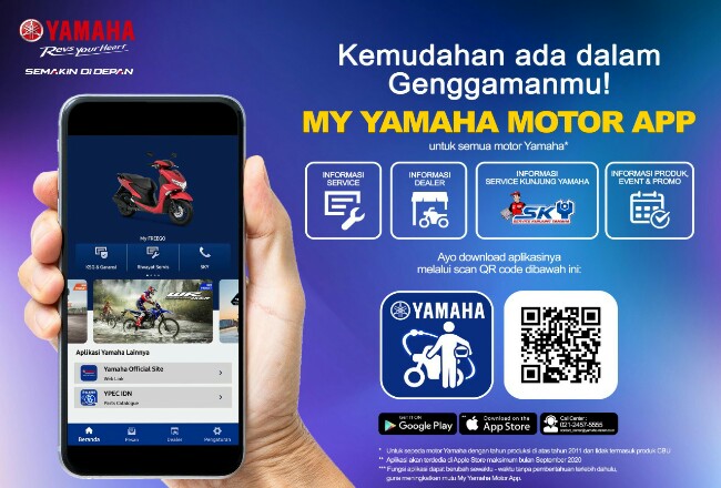 Aplikasi My Yamaha Motor Mudahkan Konsumen dalam Mendapatkan Layanan SKY    