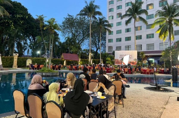 berhadiah umrah, Arabian delight Aryaduta Pekanbaru ramai dikunjungi (foto/Mimi)