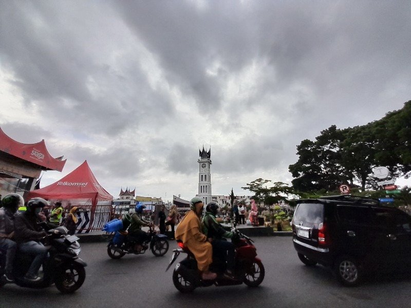 Ilustrasi kepadatan lalu lintas di Bukittinggi (foto/int)