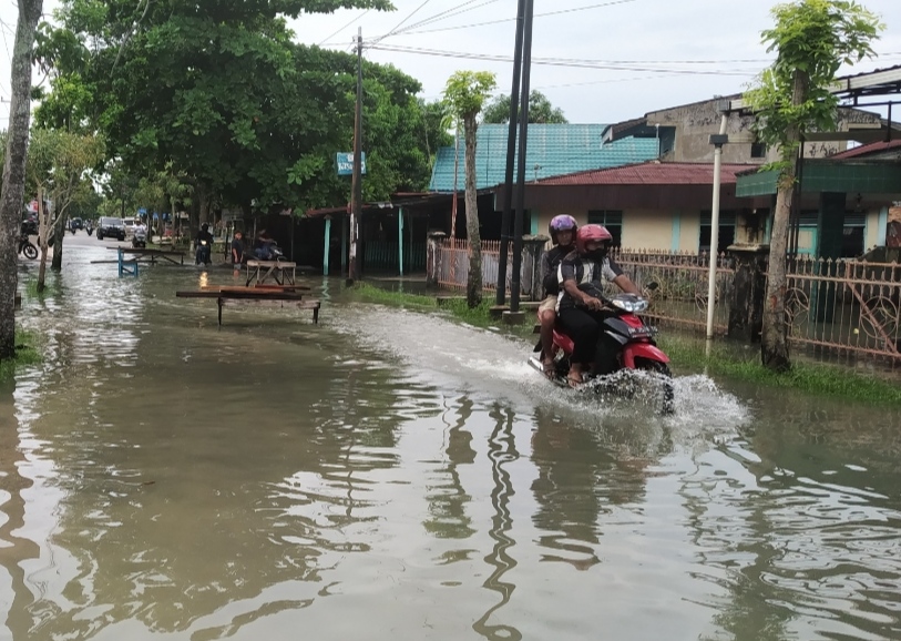 Banjir Pekanbaru. (Rico/halloriau) 