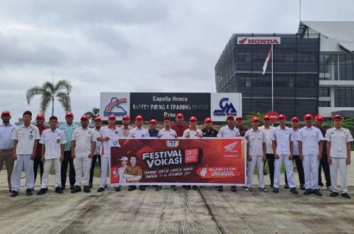 Festival Vokasi Satu Hati Regional Riau 2025, Capella Honda Cetak SDM Unggul Bidang Otomotif