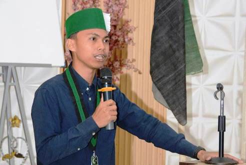 Ketua Umum HMI Cabang Tembilahan, Muhammad Yusuf.(foto: ayendra/halloriau.com)