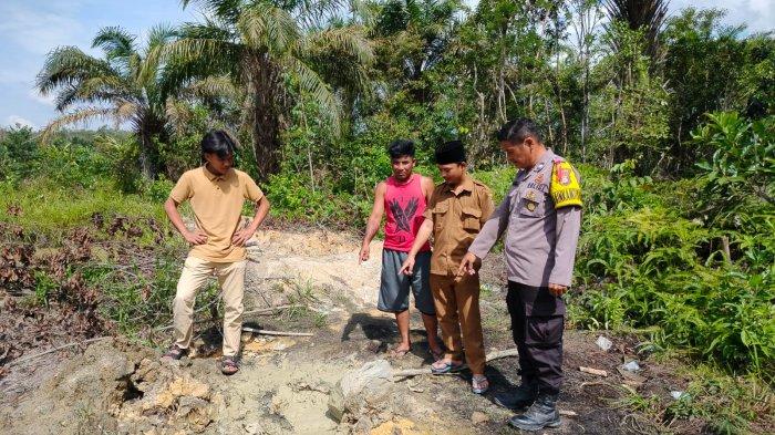 Lokasi sumur bor di Kerumutan, Pelalawan.(foto: tribunpekanbaru.com)