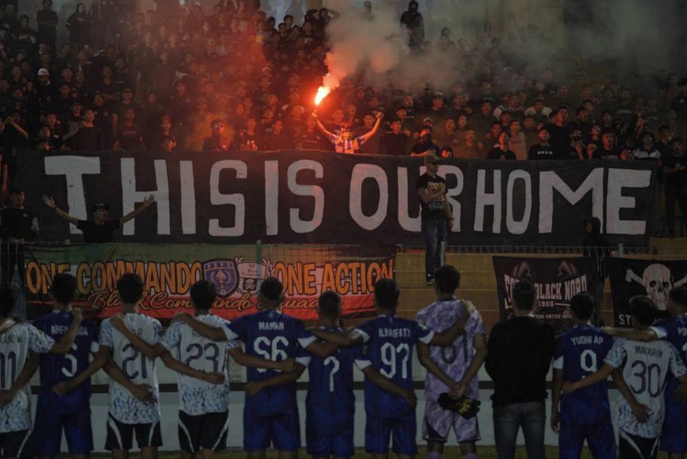 Launching Tim PSPS Pekanbaru 2024/2025 di Stadion Kaharuddin Nasution Pekanbaru.(foto: mcr)