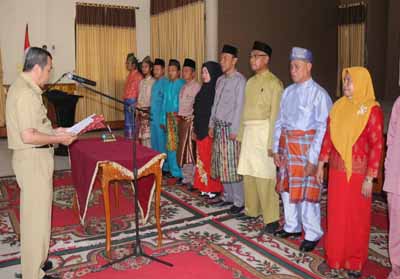 Pengukuhan Forum Komite SMA, SMK dan SLB Kabupaten periode 2019-2022.