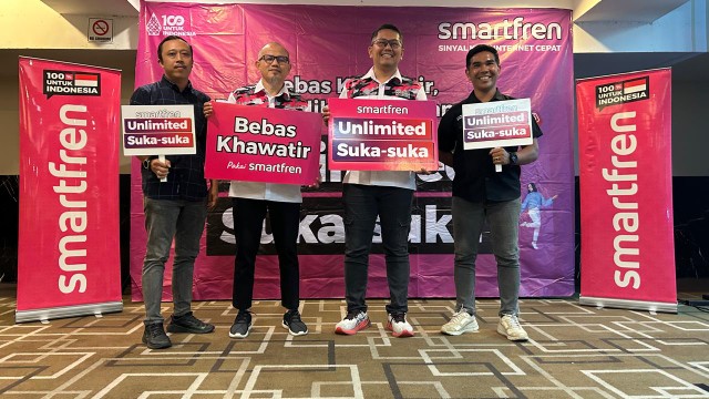 Smartfren hadirkn paket Unlimited Suka-Suka Kota Pekanbaru, Riau (foto/ist)