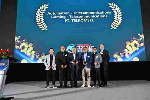 Jajaran Direksi Telkomsel saat Asian Technology Excellence Awards 2024.(foto: istimewa)