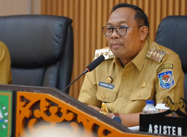 Pj Gubri, Rahman Hadi mengundang Kepala OPD di lingkungan Pemprov Riau (foto/int)