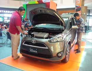 Hari Ini Road Show All New Sienta Berakhir di Mal Ska Pekanbaru