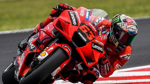 Rider Ducati Lenovo Francesco Bagnaia tidak terbendung pada kualifikasi MotoGP Spanyol 2022 di Sirkuit Jerez, Sabtu (30/4/2022).