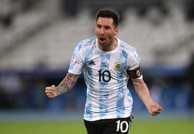 Pemain Timnas Argentina, Lionel Messi. 