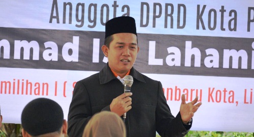 Ketua DPRD Pekanbaru, Isa Lahamid.(foto: int)