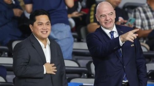 Erick Thohir dan Infantino.(foto: int)