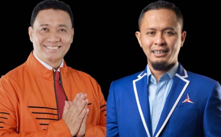 Pasangan bakal calon Walikota Pekanbaru, Agung Nugroho dan Markarius Anwar. (Foto:int) 