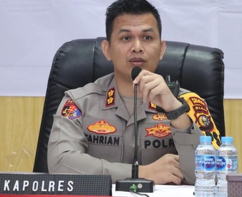 Kapolres Indragiri Hulu (Inhu) AKBP Fahrian Saleh Siregar.