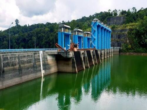 Ilustrasi waduk PLTA Koto Panjang. (Foto: Int)