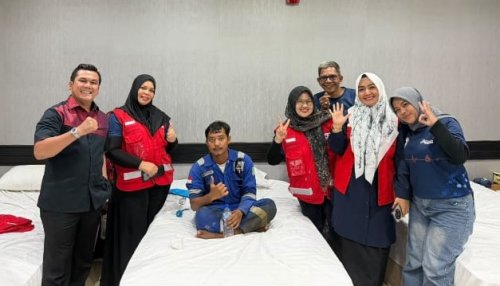 Setetes darah sejuta harapan, PHR dan PMI Rohil gelar donor darah massal (foto/int)