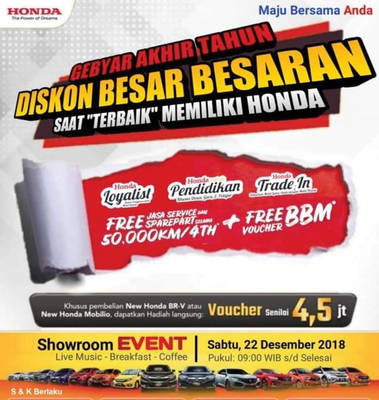 Buruan Kunjungi Showroom Event HSH, Ada Diskon Besar-besaran Lho