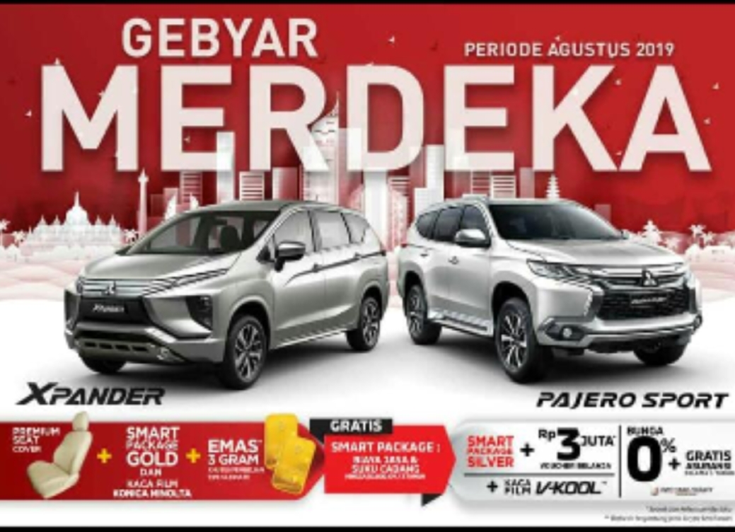 Gebyar Merdeka, Beli Xpander di NBM Pekanbaru Bonus 3 Gram Emas dan Seat Cover