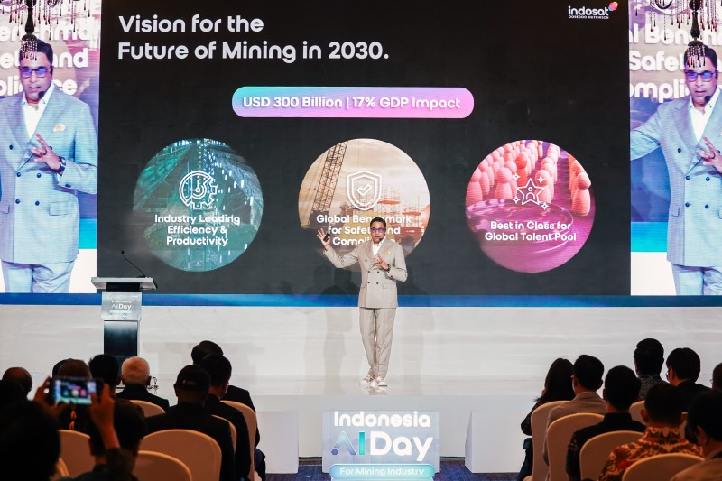 Indosat Ooredoo Hutchison (IOH) menggelar Indonesia AI Day for Mining Industry (foto/ist)