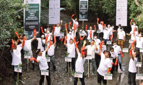 Langkah BSI dalam mendorong Indonesia Bebas Karbon.(foto: istimewa)