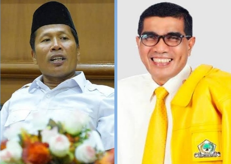 DPP Golkar menunjuk Parisman Ihwan (kanan) sebagai Sekretaris DPD Golkar Riau gantikan Indra Gunawan Eet (foto/int)