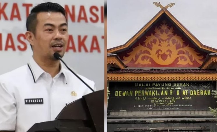 Penunjukan Risnandar Mahiwa (kiri) dikritik anggota DPRD Pekanbaru (foto/int)