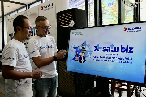 XL Axiata Business Solutions bersama Hypernet Technologies kembali memperkenalkan inovasi terbaru Open WiFi dan Managed Service WiFi (foto/ist) 