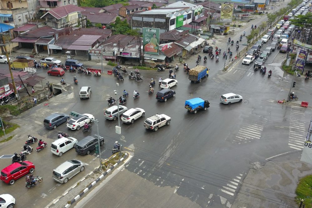Atasi kemacetan parah, Pemprov Riau upayakan pembangunan Flyover Simpang Panam Pekanbaru didanai APBN (foto/MCRiau)
